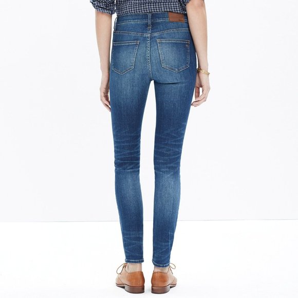 Madewell 9" High Riser Skinny Skinny Dayton Wash - Picture 2 of 6